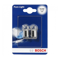 Лампа розжарювання Bosch Pure Light R10W 12V 10W BA15s (блістер 2 шт.) 1987301019