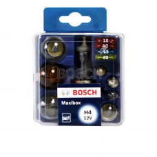Набір автоламп з запобіжниками Bosch H4 maxiBox 12V 1987301111