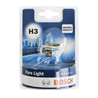 Лампа галогенна Bosch Pure Light H3 12V 55W PK22s (блістер 1 шт.) 1987301006