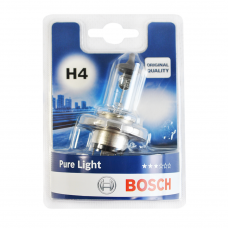 Лампа галогенна Bosch Pure Light H4 12V 60/55W P43t (блістер 1 шт.) 1987301001