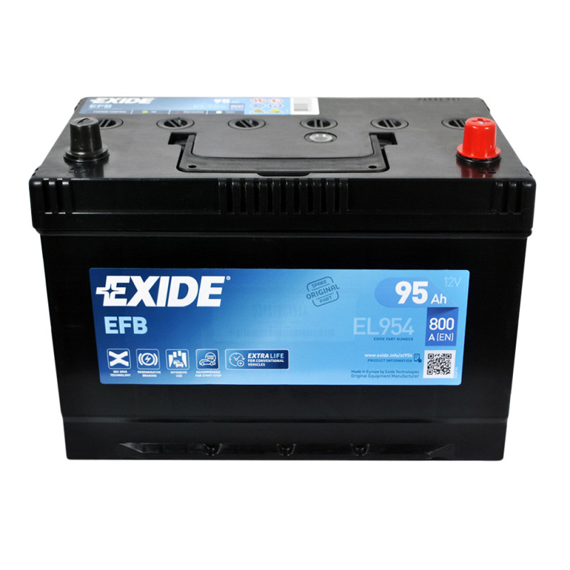 EXIDE Start-Stop EFB Asia (EL954) 95Аh 800A R+ (D31)