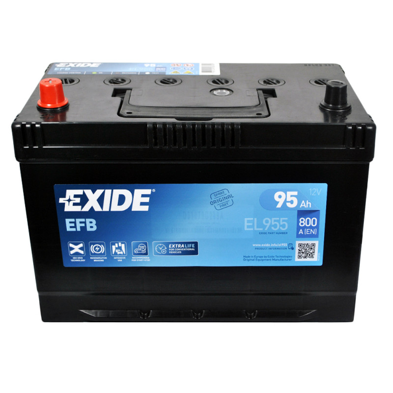 EXIDE Start-Stop EFB Asia (EL955) 95Аh 800A L+ (D31)