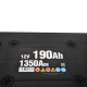 Автомобільний акумулятор RED X (680 13) (D5) 190Ah 1350A L+ (лівий +)