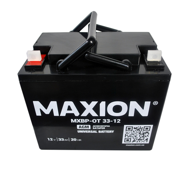 Акумулятор промисловий MAXION MXBP-OT 33-12 (12V, 33А)