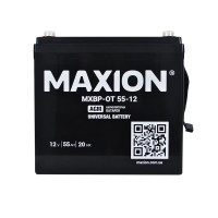 Акумулятор промисловий MAXION MXBP-OT 55-12 (12V, 55Ah, +/-)