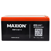 Промышленный аккумулятор MAXION AGM 16V 15Ah L+ (левый +) BT-8 DZF 15
