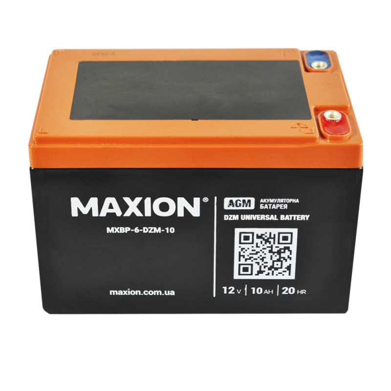 Акумулятор тяговий MAXION MXBT-6-DZM-10 (12V, 10А)