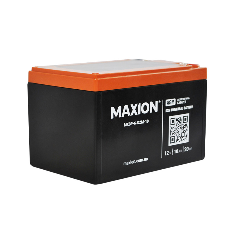 Акумулятор тяговий MAXION MXBT-6-DZM-10 (12V, 10А)