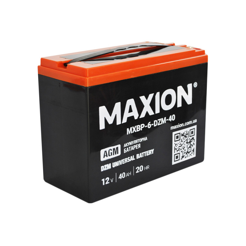Акумулятор тяговий MAXION MXBT-6-DZM-40 (12V, 40А)