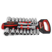 Набір головок з тріскачкою 1/2”, 20 одиниці, Cr-V, MAXION MXTL- PH20, (8-30мм)
