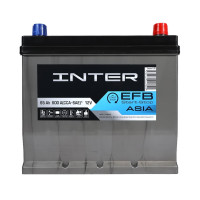 Автомобільний акумулятор INTER Premium Asia 65Ah 600A R+ EFB (D23)