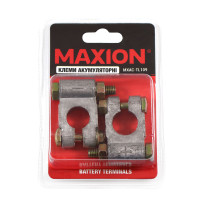 Клеммы аккумуляторные MAXION MXAC-TL109 пара, грузовые с болтовым зажимом, евро, свинцовые