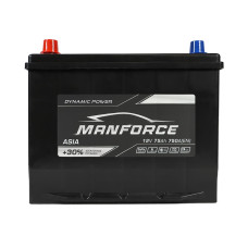 Автомобільний акумулятор MANFORСE TR Asia 75Ah 750A L+ SMF (N50) B01