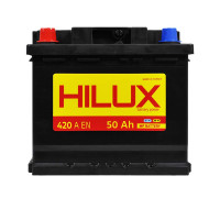Автомобильный аккумулятор HILUX Black 50Ah 420A L+ (левый +) L1  