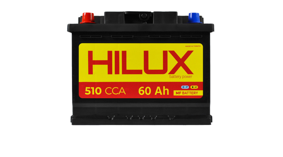 Автомобильный аккумулятор HILUX Black (L2) 60Ah 510A L+