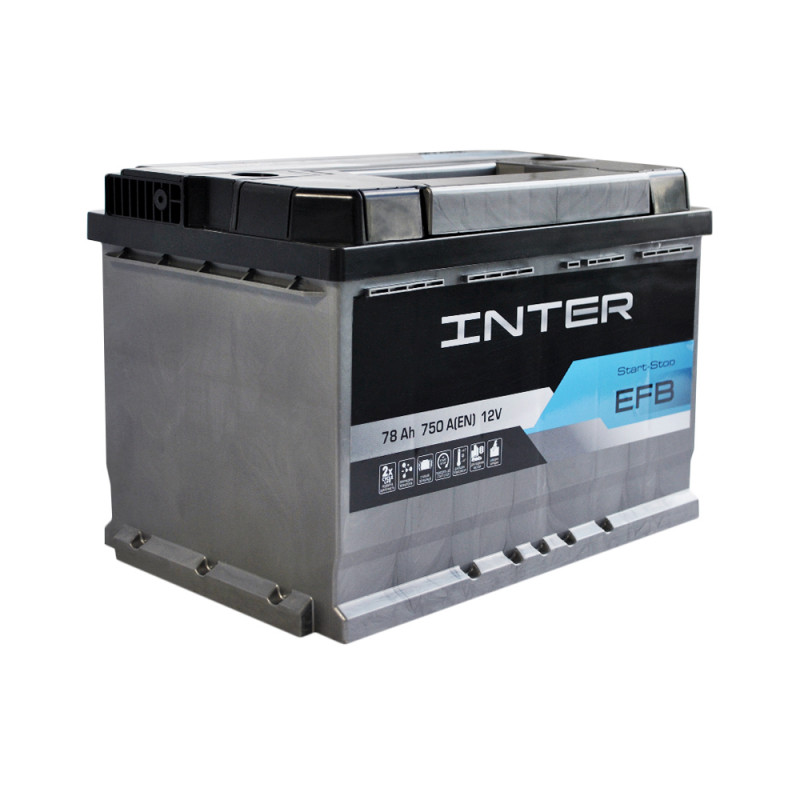 INTER EFB  78Ah 750A R+ (L3)