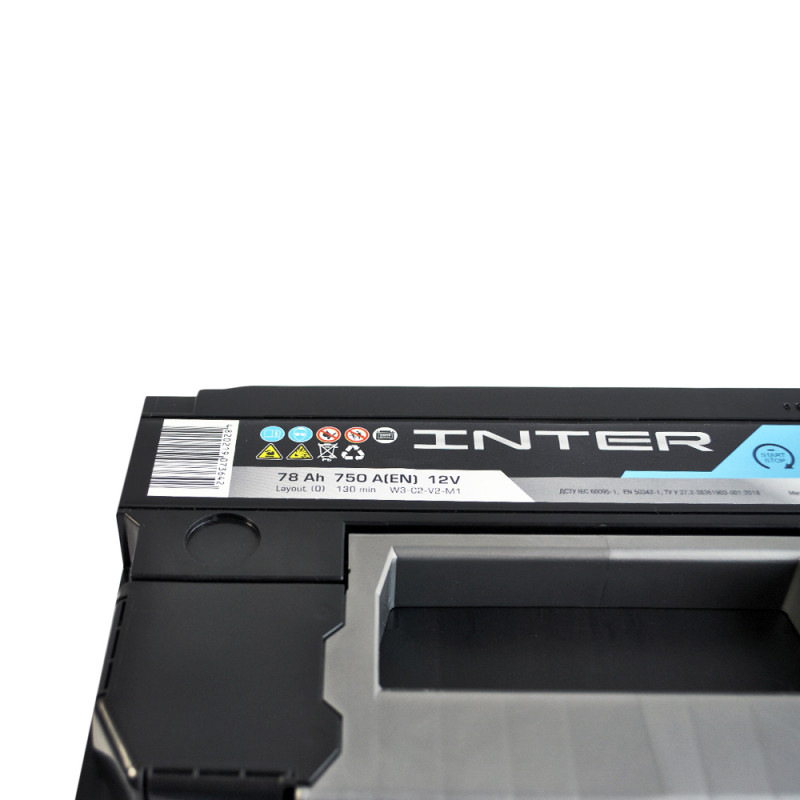 INTER EFB  78Ah 750A R+ (L3)