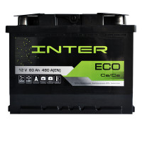 Автомобільний акумулятор INTER Eco 60Ah 480A R+ (L2)