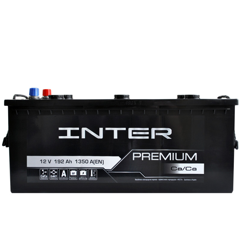 Автомобільний акумулятор INTER Premium 192Ah 1350A L+ (D5)