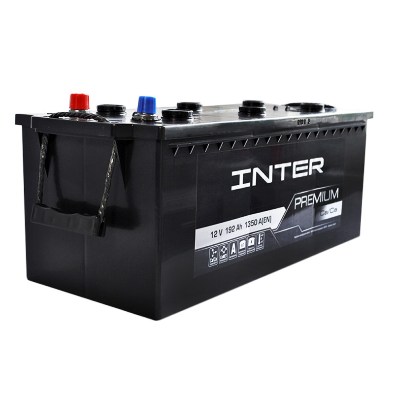 Автомобільний акумулятор INTER Premium 192Ah 1350A L+ (D5)