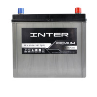 Автомобильный аккумулятор INTER Premium Asia (B24) 45Ah 390A R+ (правый +)
