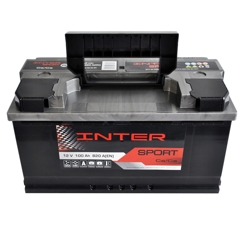 Автомобільний акумулятор INTER Sport 100Ah 820A R+ (L5)