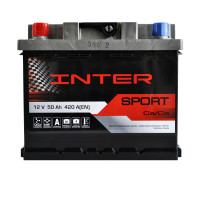 Автомобильный аккумулятор INTER Sport 50Ah 420A L+ (L1B)