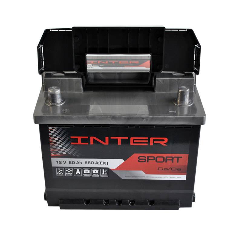 Автомобільний акумулятор INTER Sport  60Ah 580A L+ (L2)