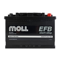  Автомобільний акумулятор MOLL EFB 74Ah 720A R+ (L3)