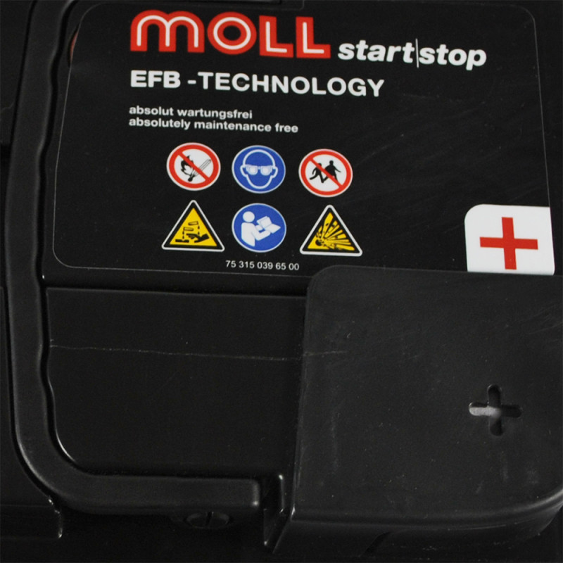 Автомобільний акумулятор MOLL EFB  70Ah 700A R+ (L3)