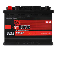 Автомобильный аккумулятор RED HORSE (555 81) (L2) 60Ah 520A L+