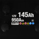 RED X (645 20) (D4) 145Ah 950A L+