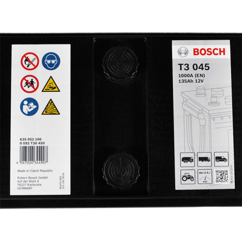 Автомобільний акумулятор BOSCH (T30 450) (D4) 135Ah 1000A L+