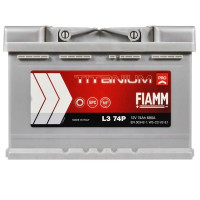 Автомобильный аккумулятор FIAMM Titanium Pro 74Аh 680А R+ (правый +) L3