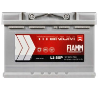 Автомобильный аккумулятор FIAMM Titanium Pro 80Аh 730А R+ (правый +) L3 