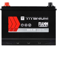 Автомобільний акумулятор FIAMM Titanium Black Asia 95Аh 760А L+ (D31)