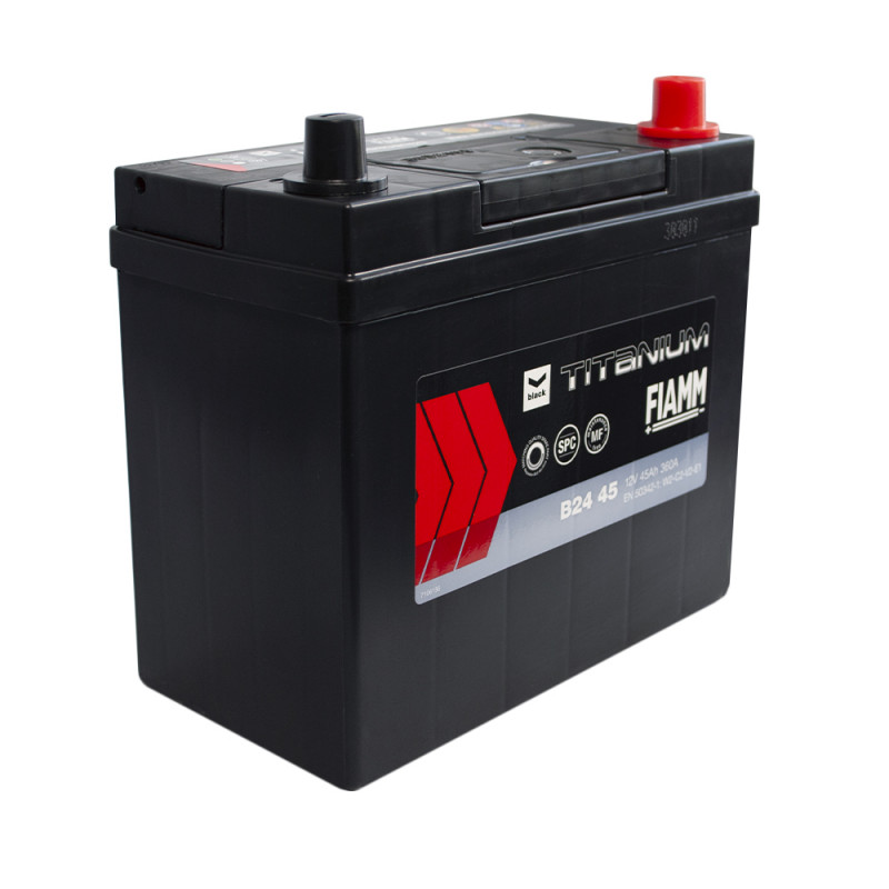 FIAMM Titanium Black Asia  45Аh 360А R+ (B24)