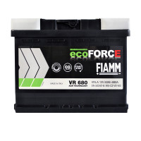 Автомобильный аккумулятор FIAMM Ecoforce AGM 60Аh 680А R+ (правый +)