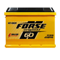 Автомобильный аккумулятор FORSE 60Ah 600A L+ (левый +)
