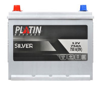 Автомобільний акумулятор PLATIN Silver Asia SMF 75Ah 750A L+ (N50) н.к.