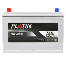 Автомобільний акумулятор PLATIN Silver Asia SMF 100Ah 920A L+ (N70) н.к.