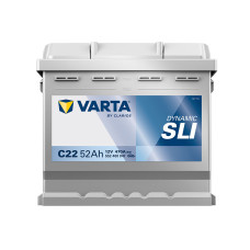 Автомобільний акумулятор VARTA Blue Dynamic (C22) 52Ah 470А R+ (L1)