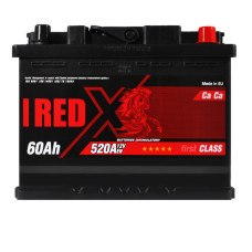 Автомобільний акумулятор RED X (555 80) (L2) 60Ah 520A R+