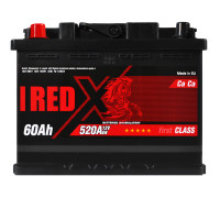 Автомобільний акумулятор RED X (555 81) (L2) 60Ah 520A L+