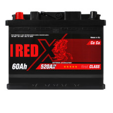 Автомобільний акумулятор RED X (555 81) (L2) 60Ah 520A L+