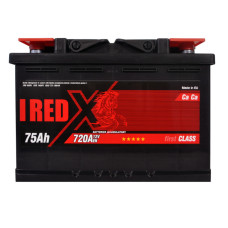Автомобільний акумулятор RED X (575 80) (L3) 75Ah 720A R+