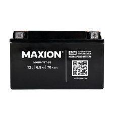 Мото акумулятор MAXION MXBM-YT7-BS (12V, 6,5Ah, 150A, +/-)