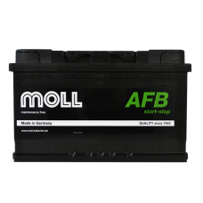 Автомобільний акумулятор MOLL AFB start/stop 86Ah 820A R+ (L4)