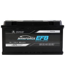 Автомобільний акумулятор MANFORCE EFB 110Ah 920A R+ (L5)
