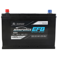 Автомобільний акумулятор MANFORCE EFB Asia 100Ah 850A L+ (D31)